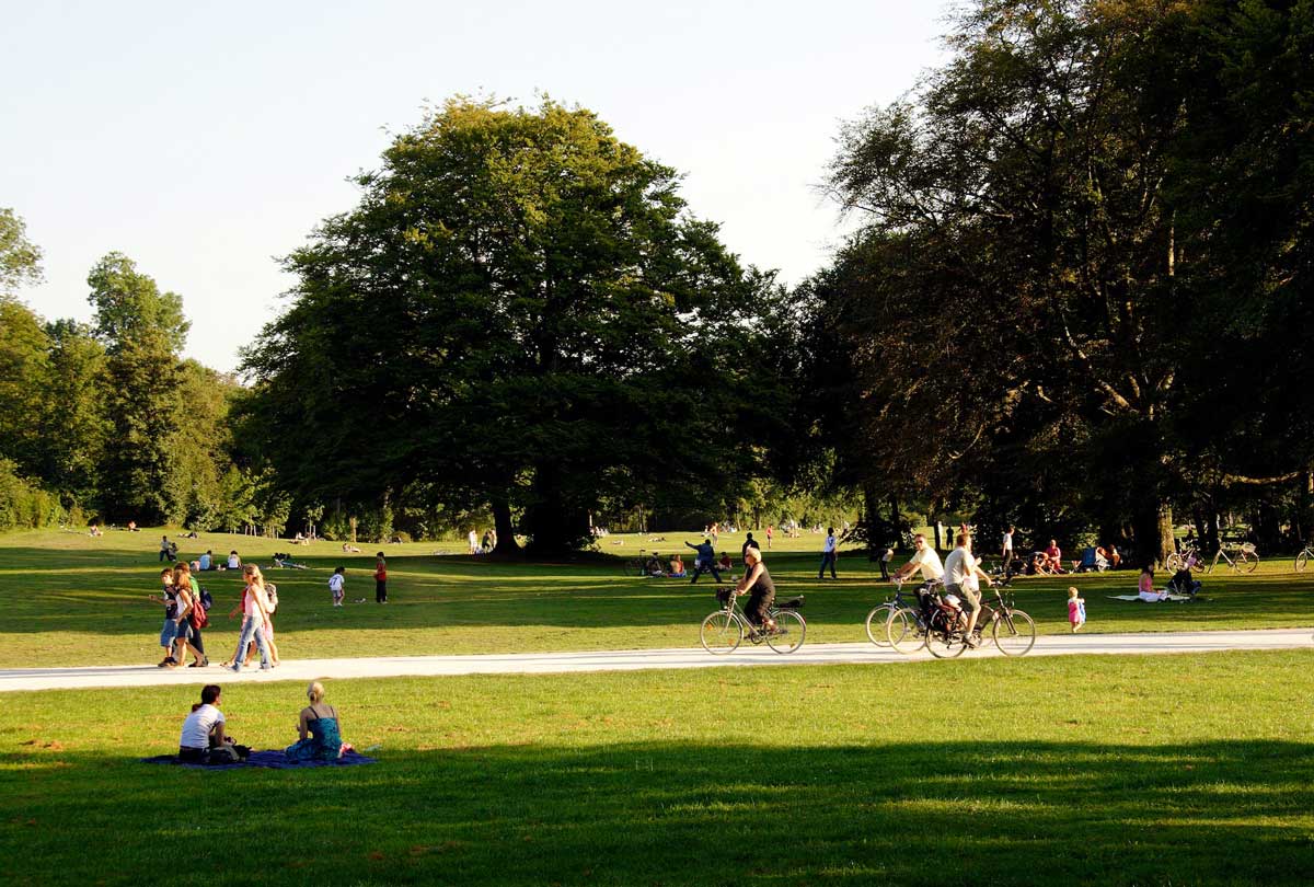 Menschen im Park
