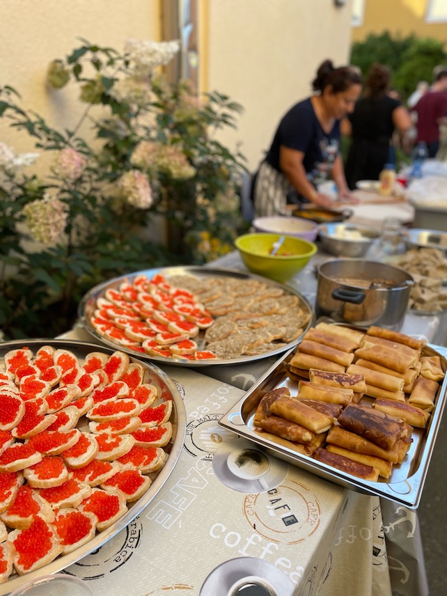 Studentenwohnheime Hamburg Sommerfest Buffet